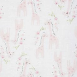 Gerber® Toddler Girl Girls Mommy & Me Giraffe Fitted Crib Sheet