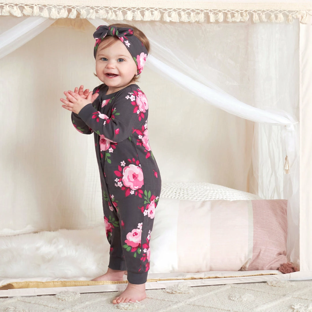 Top 10 🧨 Gerber® See What's New 2-Piece Baby 👧 Girls Burgundy Garden Coverall & Headband Set 🔔 1 Gerber® See What's New 2-Piece Baby Girls Burgundy Garden Coverall & Headband Set