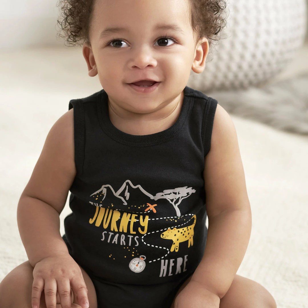 Coupon 😀 Gerber® 4-Pack Baby Boys Wild At Heart Tank Onesies® Bodysuits See What's New 🔥 3 Gerber® 4-Pack Baby Boys Wild At Heart Tank Onesies® Bodysuits See What's New