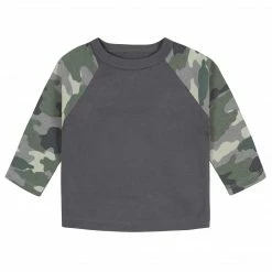 Gerber® See What's New 3-Pack Baby & Toddler Boys Color Me Camo Long Sleeve Baseball Tees
