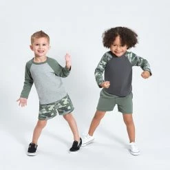 Gerber® 3-Pack Baby & Toddler Boys Color Me Camo Pull-On Knit Shorts