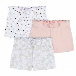 Gerber® 3-Pack Baby & Toddler Girls Sweet Florals Pull-On Knit Shorts See What's New