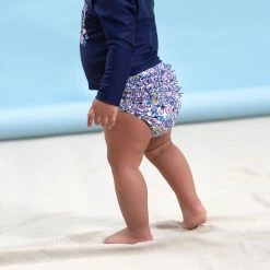 Gerber® See What's New 2-Piece Baby & Toddler Girls Vacation Vibes Rash Guard & Swim Bottoms Set