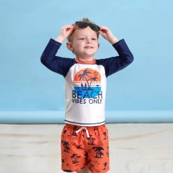Top 10 ⭐ Gerber® See What's New 2-Piece Baby & Toddler Boys Vacation Vibes Rash Guard & Swim Trunks Set 🎉 11 Gerber® See What's New 2-Piece Baby & Toddler Boys Vacation Vibes Rash Guard & Swim Trunks Set