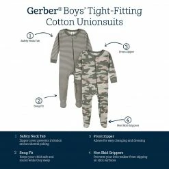 Hot Sale 🎉 Gerber® See What's New 2-Pack Baby & Toddler Boys Camping Fun Snug Fit Footed Cotton Pajamas ⌛ 11 Gerber® See What's New 2-Pack Baby & Toddler Boys Camping Fun Snug Fit Footed Cotton Pajamas