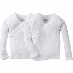 Gerber® BabyPreemie - 24M 2-Pack Long Sleeve Side-Snap Shirts