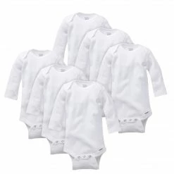 Gerber® 6-Pack Baby White Long-Sleeve Onesies® Bodysuits BabyPreemie - 24M