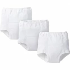 Gerber® 3-Pack White Training Pants BabyPreemie - 24M