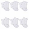 Gerber® 6-Pack White Terry Wiggle Proof® Socks