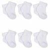 Gerber® BabyPreemie - 24M 6-Pack Baby White Terry Socks