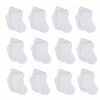 Onesies® Brand 12-Pack Baby Neutral White Jersey Cuffed Bootie Socks