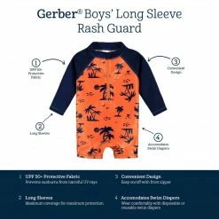Gerber® Baby & Toddler Boys Vacation Vibes Rash Guard