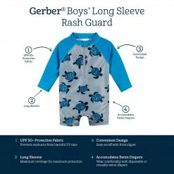 Gerber® Baby & Toddler Boys Sea Friends Rash Guard See What's New