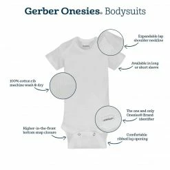 Best Sale 😀 Gerber® 5-Pack Boys Hedgehog Short Sleeve Onesies® Bodysuits BabyPreemie - 24M 🤩 17 Gerber® 5-Pack Boys Hedgehog Short Sleeve Onesies® Bodysuits BabyPreemie - 24M