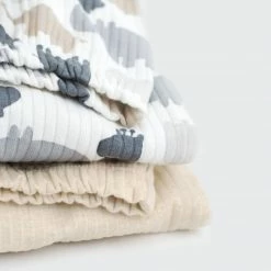 Flash Sale ⭐ Gerber® 4-Piece Organic Baby Boys Jungle Gowns & Caps 🌟 12 Gerber® 4-Piece Organic Baby Boys Jungle Gowns & Caps