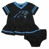 NFL Baby Girls Carolina Panthers Cheerleader Dress And Panty Set