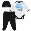 NFL Baby Boys Carolina Panthers 3-Piece Bodysuit, Pant And Cap Set