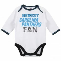 NFL Baby Boys Carolina Panthers 3-Piece Bodysuit, Pant And Cap Set