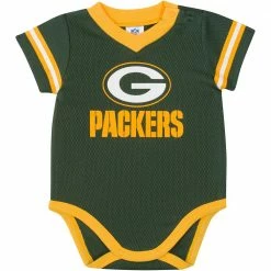 NFL Packers Baby Boy Jersey Bodysuit