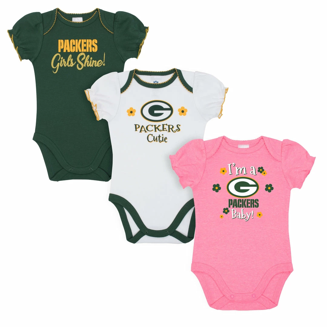 Best reviews of ๐ NFL Baby ๐ง Girls Green Bay Packers Short Sleeve Bodysuit, 3-pack ๐ 1 NFL Baby Girls Green Bay Packers Short Sleeve Bodysuit, 3-pack