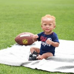 NFL BabyPreemie - 24M Patriots Baby Boys 3-Pack Short Sleeve Bodysuit