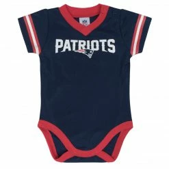 NFL Baby Boys New England Patriots Short Sleeve Jersey Bodysuit