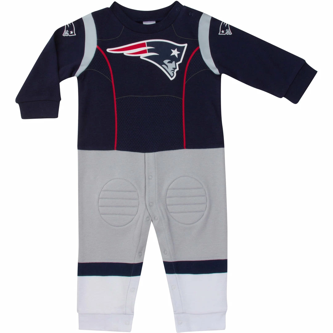 New 🌟 NFL New England Patriots Baby Boys Footysuit 🌟 1 NFL New England Patriots Baby Boys Footysuit