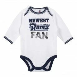 Best Pirce 🎉 NFL Baby Boys Los Angeles Rams 3-Piece Bodysuit, Pant And Cap Set 🤩 5 NFL Baby Boys Los Angeles Rams 3-Piece Bodysuit, Pant And Cap Set