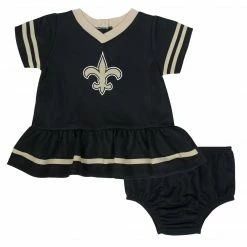 NFL Baby Girls New Orleans Saints Cheerleader Dress And Panty Set