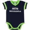 NFL Seahawks Baby Boy Jersey Bodysuit BabyPreemie - 24M