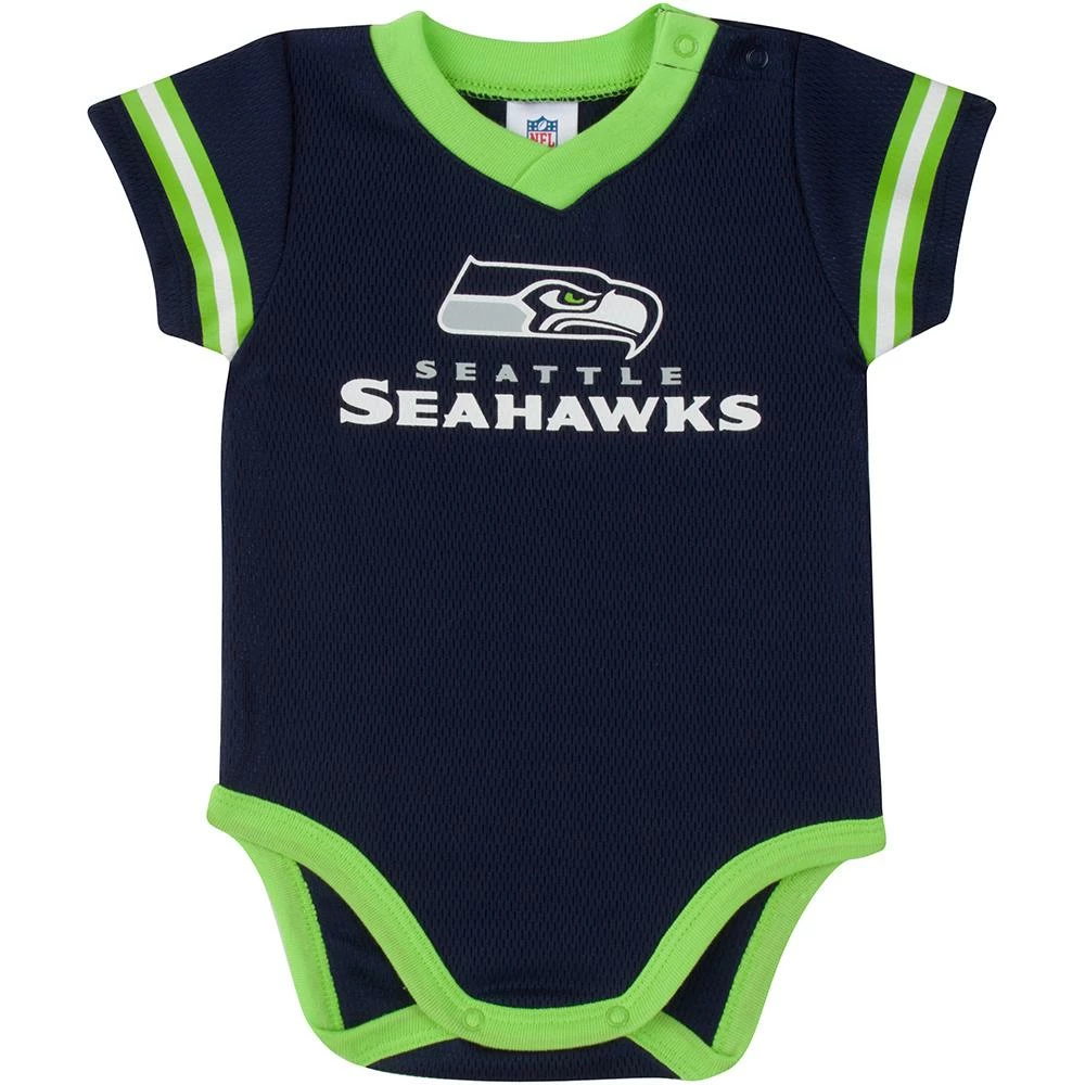 Promo 🌟 NFL Seahawks Baby Boy Jersey Bodysuit BabyPreemie - 24M ⭐ 1 NFL Seahawks Baby Boy Jersey Bodysuit BabyPreemie - 24M