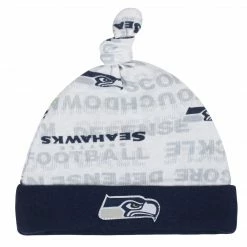 NFL Baby Boys 3-Piece Seattle Seahawks Bodysuit, Gown, And Cap Set