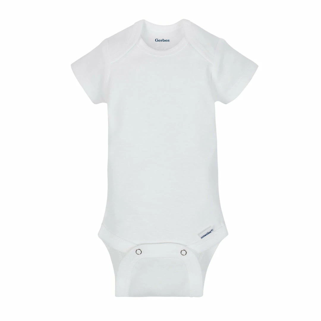 Promo 👍 Gerber® 15-Pack Grow-With-Me White Short Sleeve Onesies® Bodysuit Assorted Size Set BabyPreemie - 24M 🔔 3 Gerber® 15-Pack Grow-With-Me White Short Sleeve Onesies® Bodysuit Assorted Size Set BabyPreemie - 24M