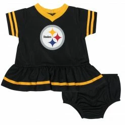 NFL Baby Girls Pittsburgh Steelers Cheerleader Dress And Panty Set