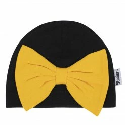 NFL Baby Girls Pittsburgh Steelers 3-Piece Bodysuit, Pant, And Cap Set