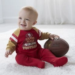 Hot Sale 😉 NFL Baby Boys 49Ers Sleep 'n Play 🔔 10 NFL Baby Boys 49Ers Sleep 'n Play