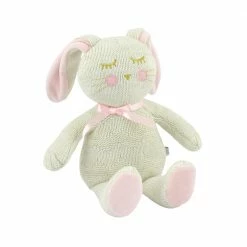 Just Born By Gerber® Toddler Girl Sparkle Sweater Knit Plush Bunny