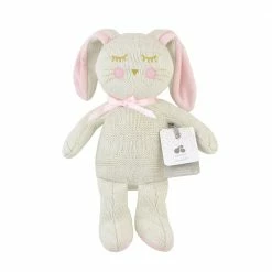 Just Born By Gerber® Toddler Girl Sparkle Sweater Knit Plush Bunny