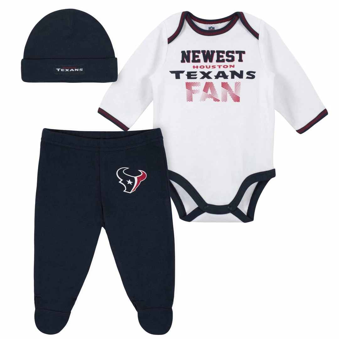 Budget ๐ NFL Baby Boys Houston Texans 3-Piece Bodysuit, Pant And Cap Set ๐ 1 NFL Baby Boys Houston Texans 3-Piece Bodysuit, Pant And Cap Set
