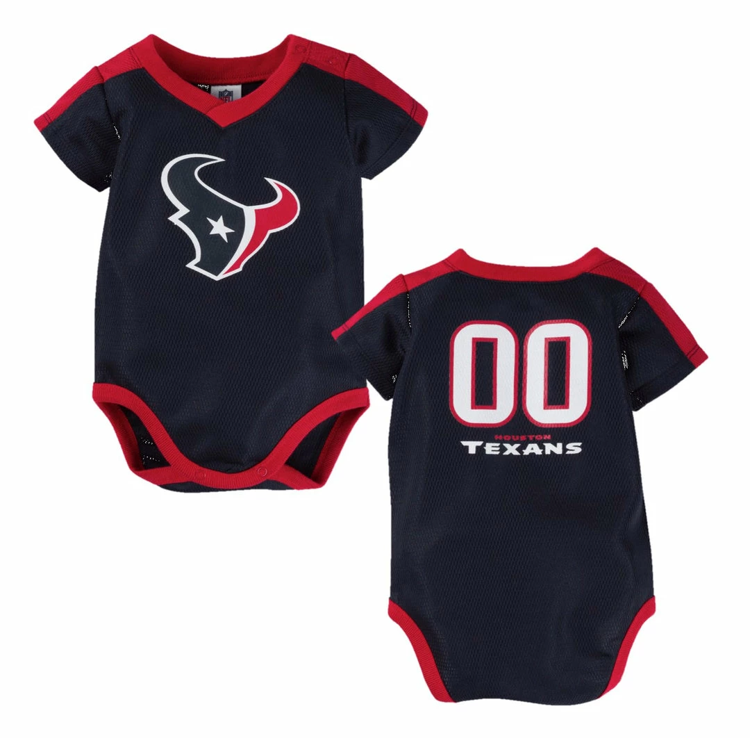 Outlet 🛒 NFL BabyPreemie - 24M Houston Texans Baby Boy Jersey Bodysuit 🤩 1 NFL BabyPreemie - 24M Houston Texans Baby Boy Jersey Bodysuit