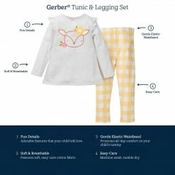 Gerber® 2-Piece Baby & Toddler Girls Floral Meadow Tunic & Legging Set BabyPreemie - 24M