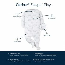 Gerber® 2-Pack Baby Boys Wild & Bears Sleep 'n Plays BabyPreemie - 24M