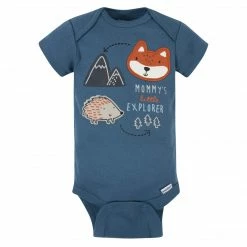 Gerber® 5-Pack Baby Boys Fox Short Sleeve Onesies® Bodysuits BabyPreemie - 24M