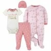 Gerber® BabyPreemie - 24M 4-Piece Baby Girls Princess Outfit Set