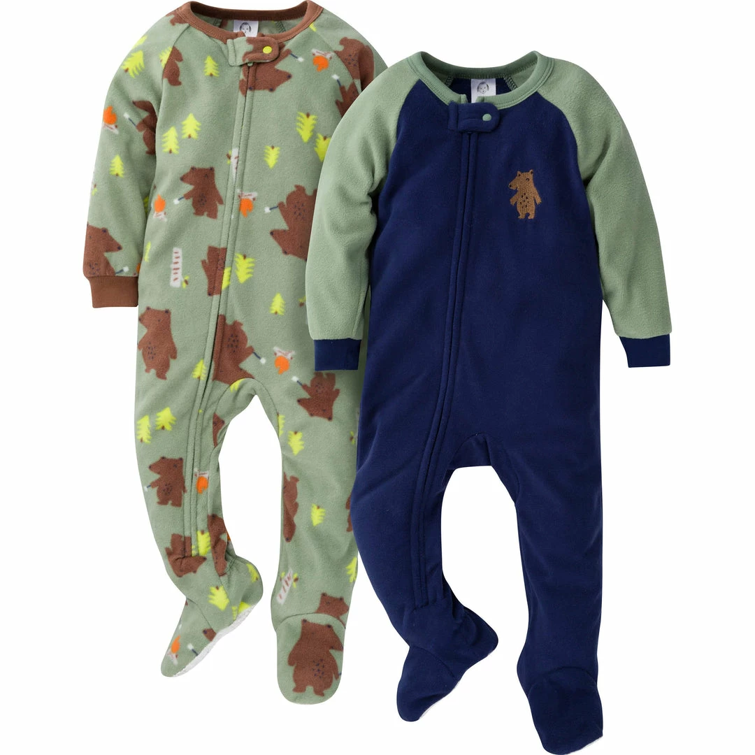 Discount 💯 Gerber® BabyPreemie - 24M 2-Pack Baby & Toddler Boys Bears Fleece Pajamas 😉 1 Gerber® BabyPreemie - 24M 2-Pack Baby & Toddler Boys Bears Fleece Pajamas