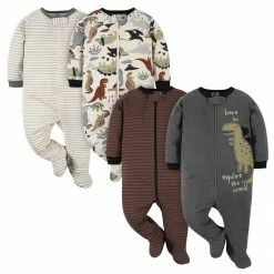 Gerber® Sleepwear 4-Pack Baby Boys Dino Sleep 'n Plays