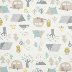 Gerber® Organic 3-Piece Baby Boys Bear Bib And Burp Set BabyPreemie - 24M