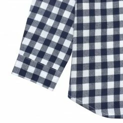 Gerber® Kids Infant & Toddler Boys Blue Plaid Woven Plaid Shirt BabyPreemie - 24M