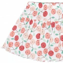 Gerber® BabyPreemie - 24M Girls 4-Piece Cherry Kisses Tees, Skort, & Pants Set