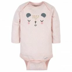 Gerber® 6-Pack Baby Girls Bear Long Sleeve Onesies® Bodysuits